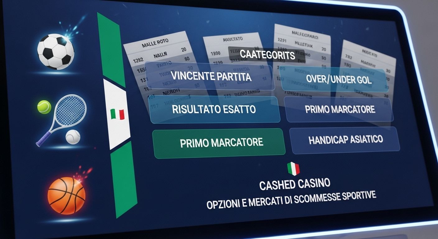 Opzioni e mercati di scommesse betting options
