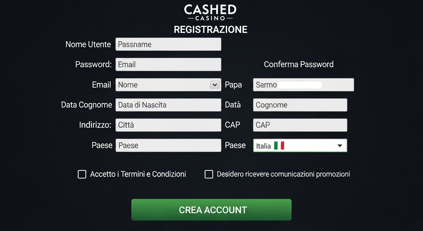 Come registrarsi casino verification